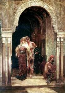 Arab or Arabic people and life. Orientalism oil paintings  271